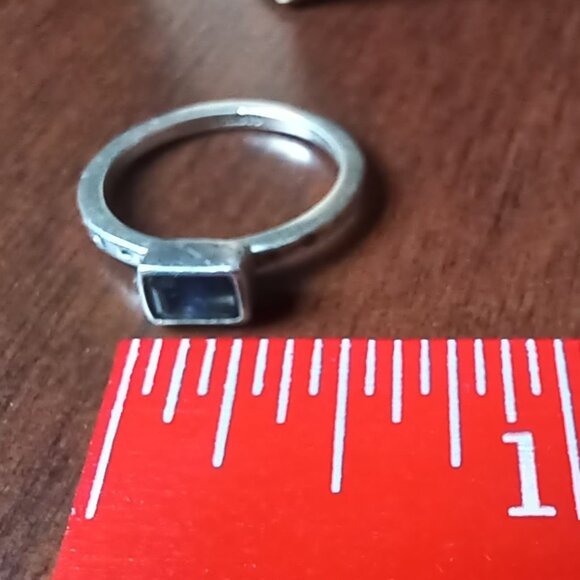 Vintage  Sundance Catalog Sterling Silver Iolite Ring - Picture 5 of 12